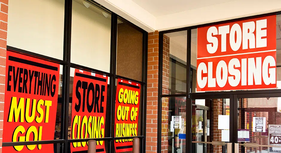Store closures: Twice the rate of last year as net decline now at highest level in five years