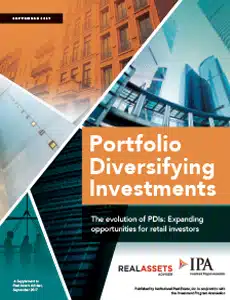 Portfolio Diversifying Investments: The evolution of PDIs