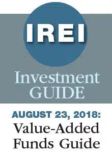 August 23, 2018: Value-Added Funds