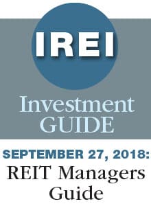 September 27, 2018: REIT Managers