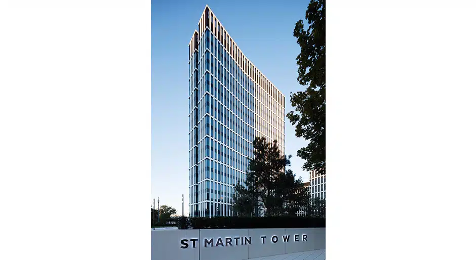 Publity sells St. Martin Tower in Frankfurt to Barings