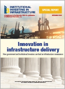Innovation in infrastructure delivery: November 2020