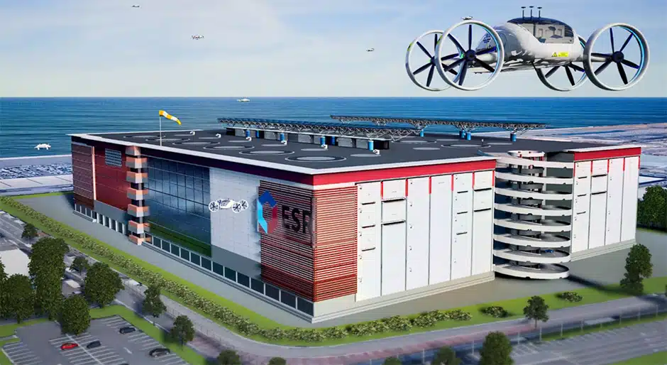 ESR and VRCO demonstrate the world’s first cargo drone logistics facility in Greater Tokyo