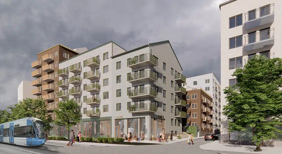 CBRE Global Investors funds Stockholm apartment development