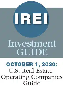 October 1, 2020: U.S. Real Estate Operating Companies