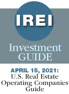April 15, 2021: U.S. Real Estate Operating Companies