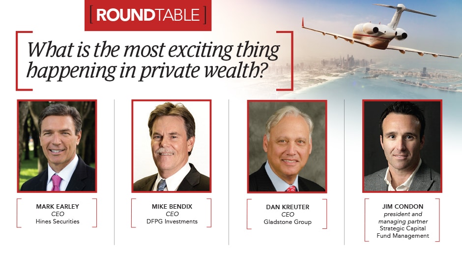 What is the most exciting thing happening in private wealth?