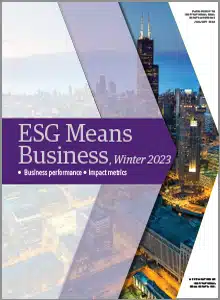 ESG Means Business, Winter 2023